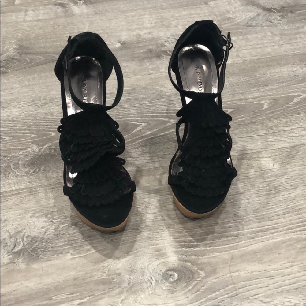 Platform crock wedges